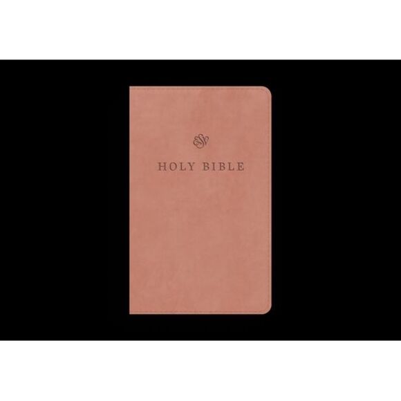 ESV Premium Church Bible, Large Print, Red Letter (Trutone, Blush Rose) - Picture 1 of 1